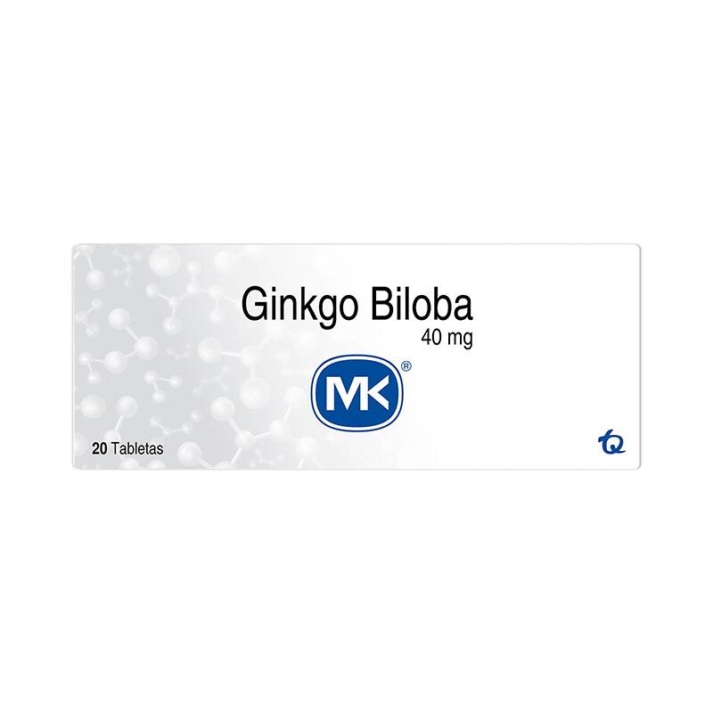 Ginkgo Biloba Mk 20 Tabletas 40mg