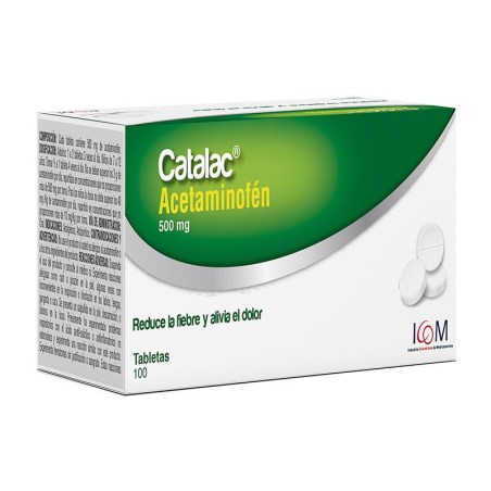 Catalac Icom Fracción 10 Tabletas 500mg