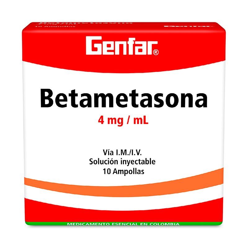 Betametasona Genfar Fracción 1 Ampolla 4mg