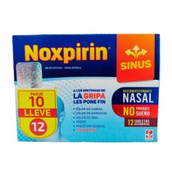 Noxpirin Sinus 12 Tabletas