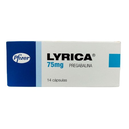 Lyrica Pfizer 14 Cápsulas 75mg