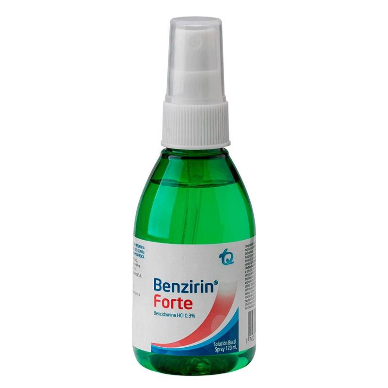 Solución Bucal Benzirin Forte Spray 120ml