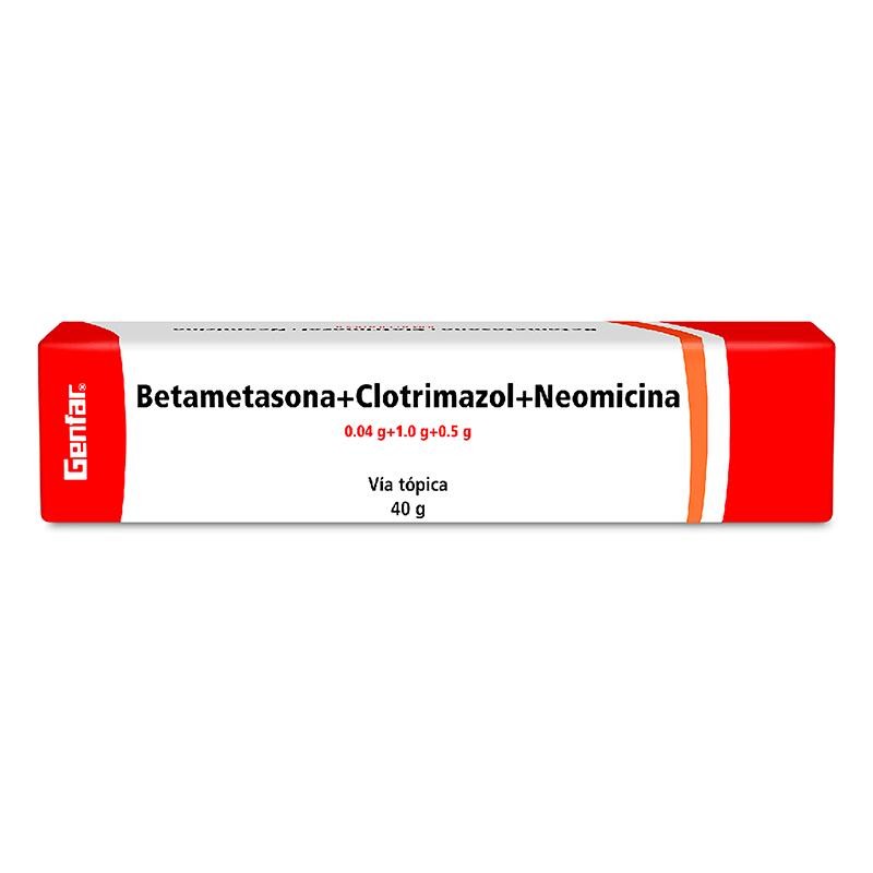 Betametasona + Clotrimazol + Neomicina Genfar 40gr