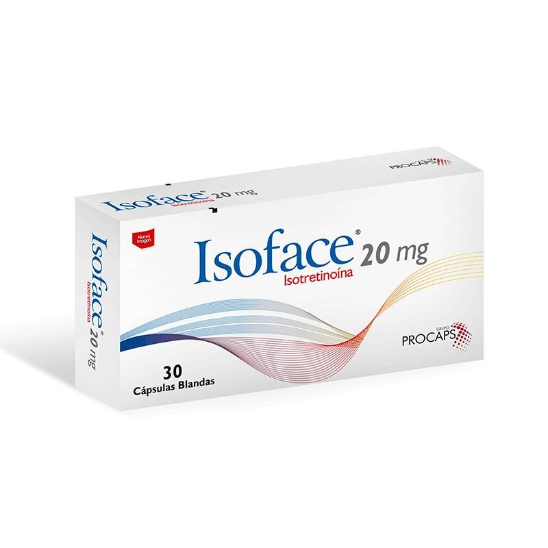 Isoface Procaps 30 Cápsulas 20mg