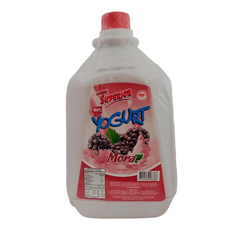 Yogurt Superior Sabor Mora 4000 mL