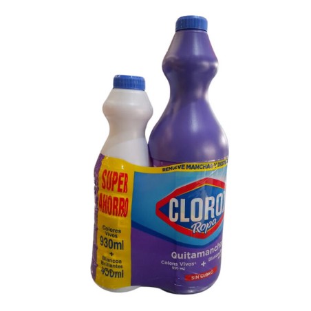 Clorox Colores Vivos X930Ml + Clorox Blancos Brillantes X450Ml