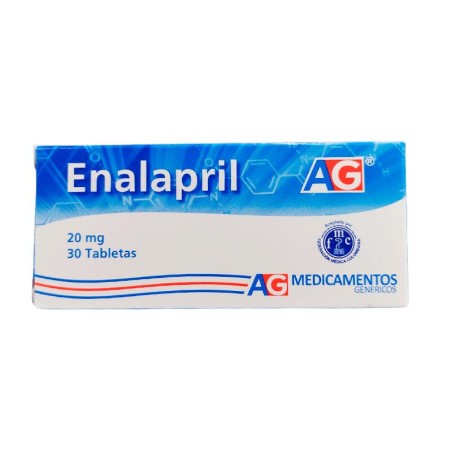 Enalapril AG 30 Tabletas 20mg