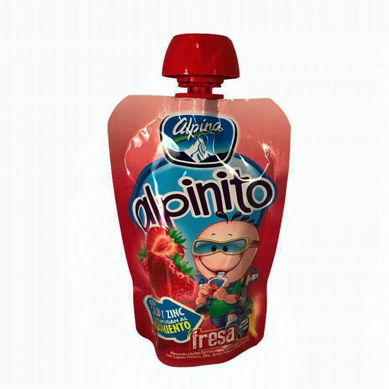 Alpinito Alpina Sabor Fresa en Pouch 100gr