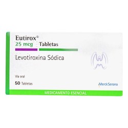 Eutirox Merck 50 Tabletas 25mcg