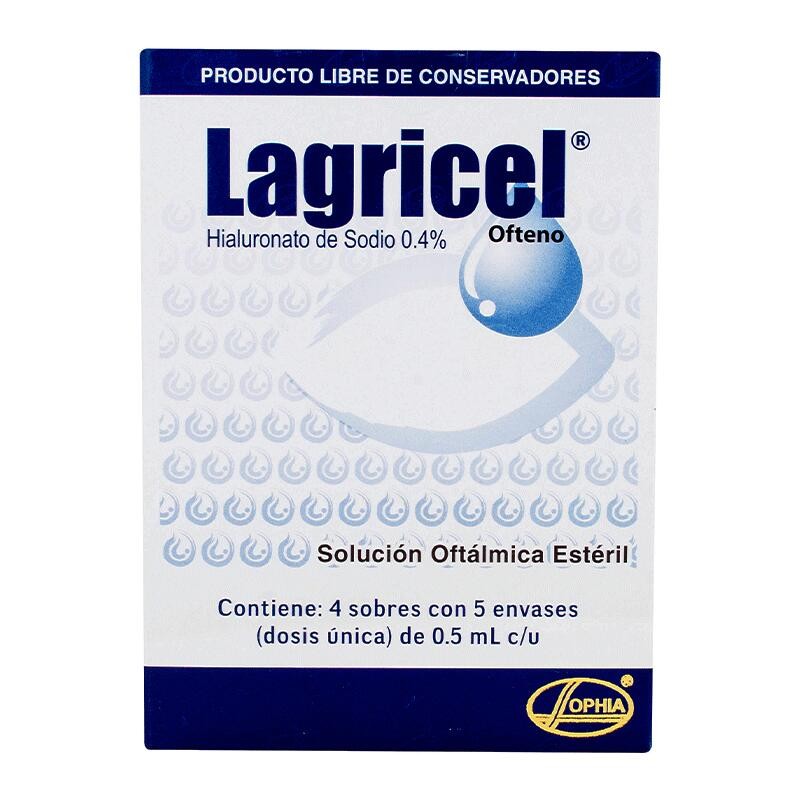 Solución Oftálmica Lagricel Sophia 0.4% 10mL