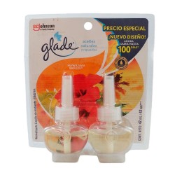 Ambientador Glade Hawaiian Breeze Repuestos 2 Und 42ml