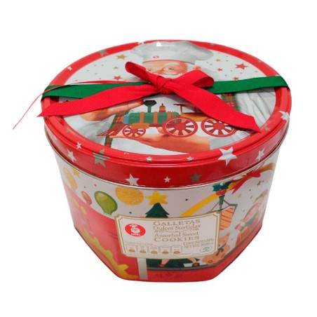 Galletas Surtidas Cofre Octagonal Noel 819gr