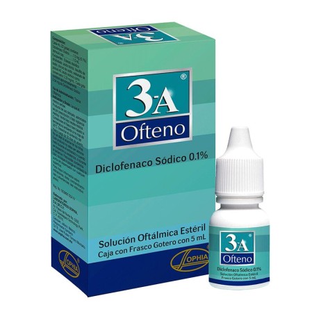 3A Ofteno Solución Oftálmica 5mL