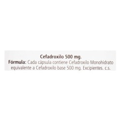 Cefadroxilo Genfar 10 Cápsulas 500mg