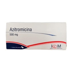 Azitromicina Icom 3 Tabletas 500mg