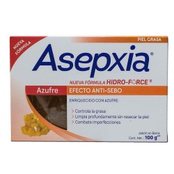 Jabón Asepxia Azufre Efecto Anti-Sebo 100gr