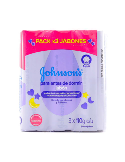 Jabón Johnson's Baby Antes...