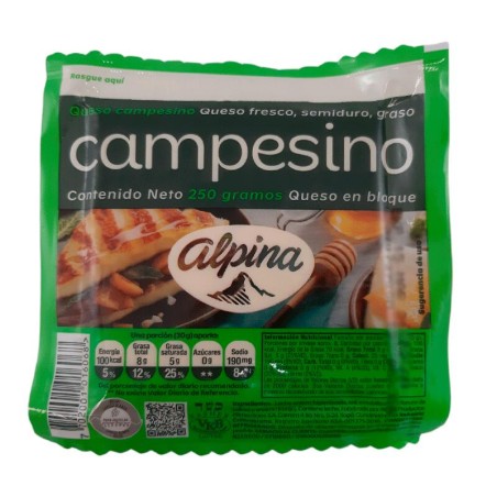 Queso Alpina Campesino 250gr