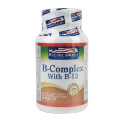 B-Complex con B12 Healthy América 90 Und