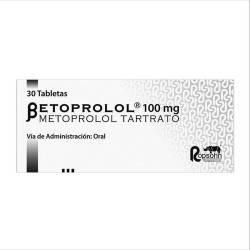 Betoprolol 30 Tabletas 100mg