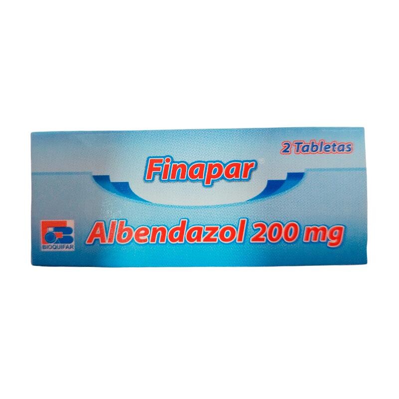 Finapar Bioquifar 2 Tabletas 200mg