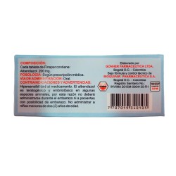 Finapar Bioquifar 2 Tabletas 200mg