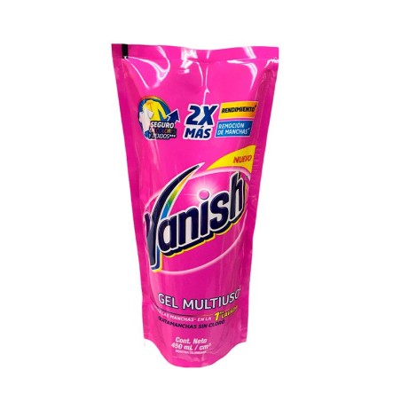 Desmanchador Vanish Líquido Rosa 450ml