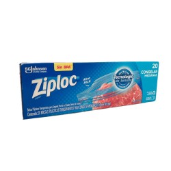 Bolsas Herméticas Para Congelar Medianas Ziploc 20 Und