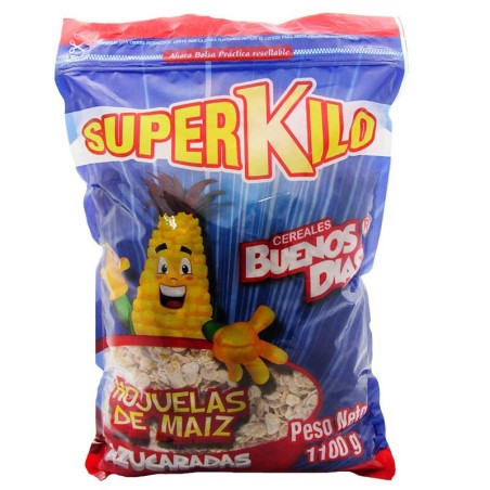 Cereales Buenos Días Hojuelas de Maíz Azucaradas 1100 gr