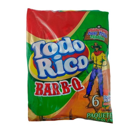 Todo Rico Super Ricas Bar B-Q 6 Und 270gr