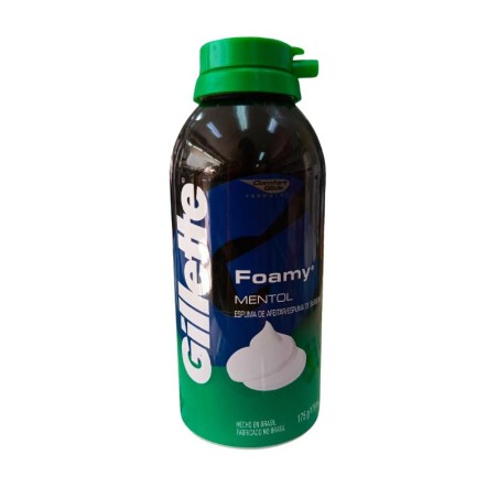 Espuma Gillette Foamy Mentol Para Afeitar X175g