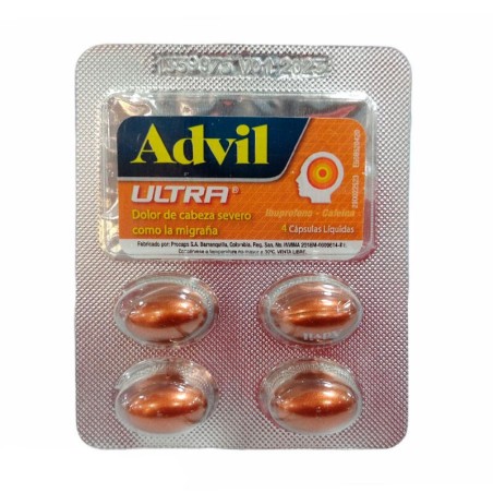 Advil Ultra Fracción 4 Cápsulas