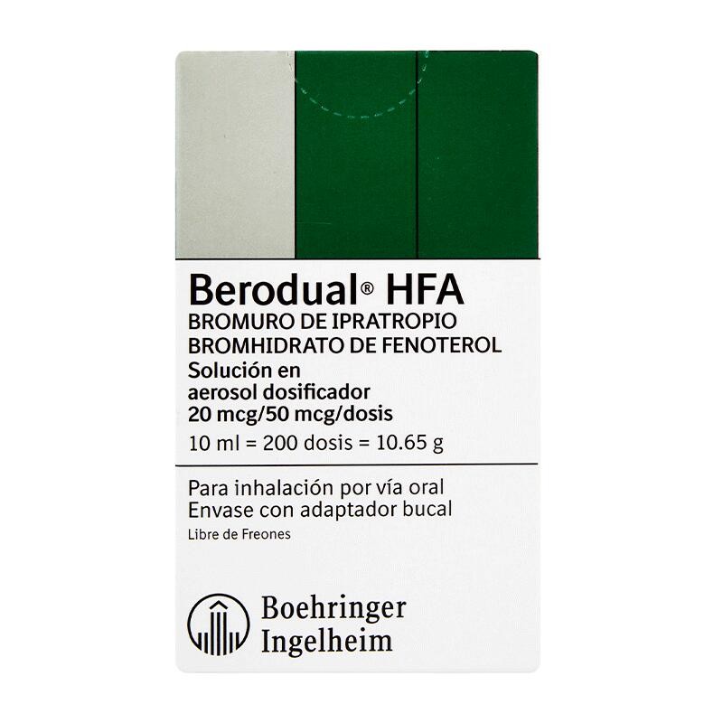 Berodual Solución en Aerosol inhalar HFA 10ml