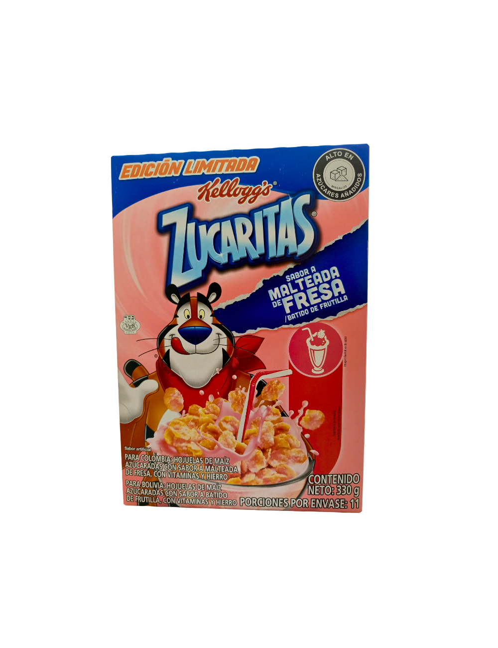 Cereal Kelloggs Zucaritas Malteada De Fresa 330 Gr 9540