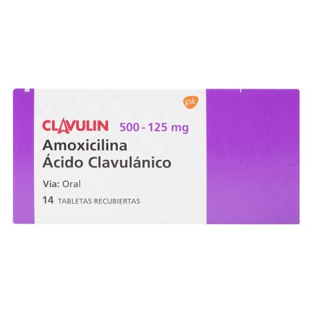 Clavulin gsk 14 Tabletas 500-125mg