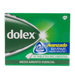 Dolex Avanzado 10 Tabletas 500mg