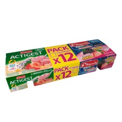 Actigest + Cremosito Fortikids Alquería 100gr 6Und Y 95G 6 Und