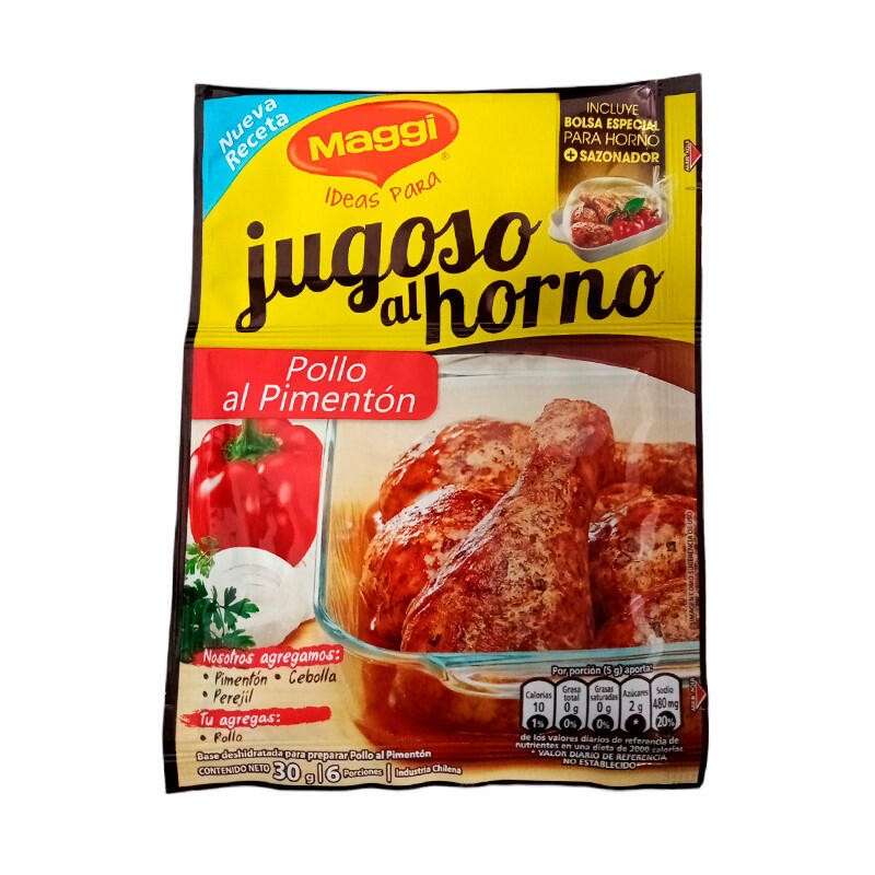 Base de Pollo al Pimentón al Horno Maggi 30gr