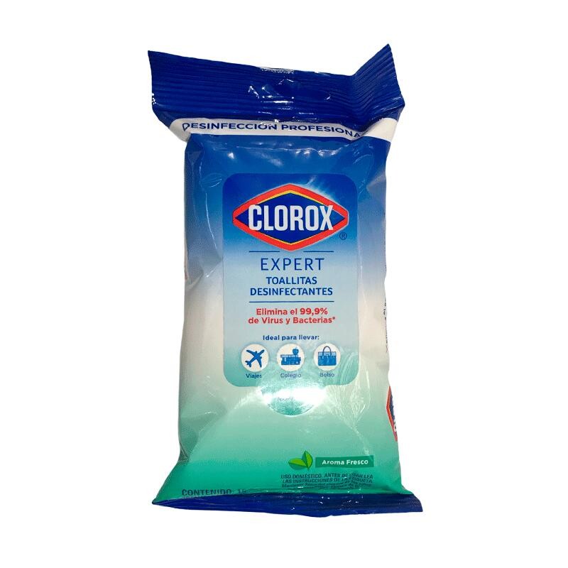 Clorox Toallas Desinfectantes 15 Und