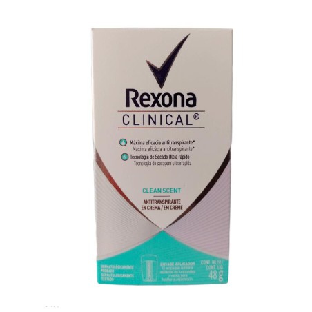 Desodorante Rexona Clinical Clean Scent 48gr