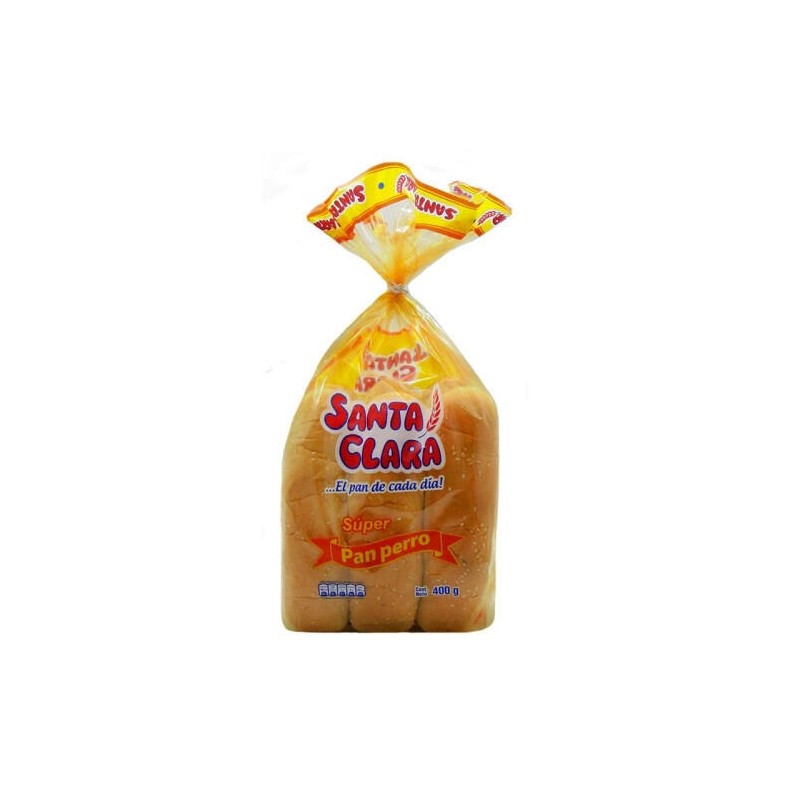 Pan Perro Santa Clara 6 Unidades 400gr