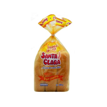 Pan Perro Santa Clara 6 Unidades 400gr