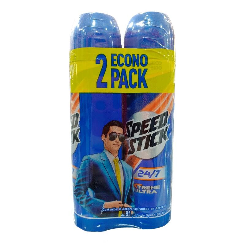 Desodorante Speed Stick 24/7 Spray 2 Und 192gr