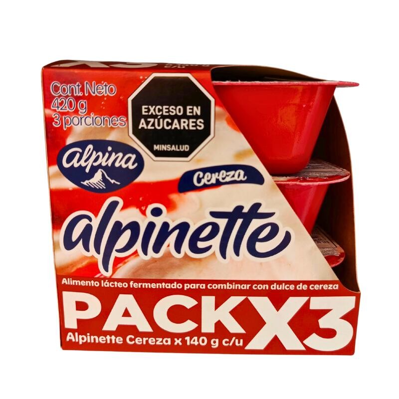 Alpinette Cereza 3Uni x 140g