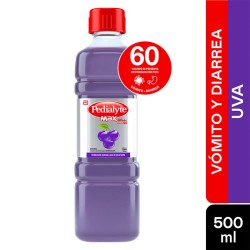 Suero Pedialyte Uva Max 60meq 500mL