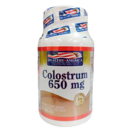 Colostrum Healthy América 60 Cápsulas 650mg