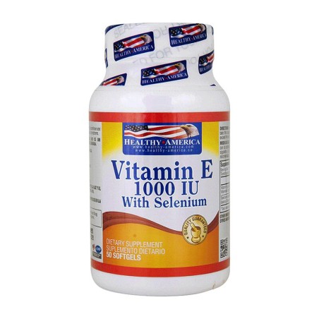 Vitamina E Healthy América 50 Cápsulas 1000iu