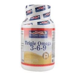 Triple Omega 3, 6, 9 Healthy América  60 Cápsulas 1200mg