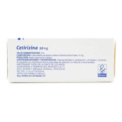 Cetirizina Recipe 10 Tabletas 10mg