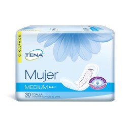 Toallas Tena Mujer Medium 30 Unidades